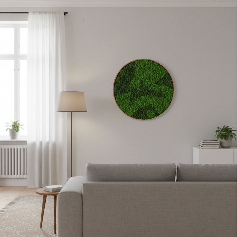 OEKOBOARD Premium - Blandet mos cirkel med kant