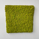Limegrøn mos firkant 50x50 cm. - Restsalg