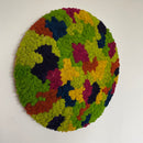 Multicolor mos cirkel 50 cm. - Restsalg