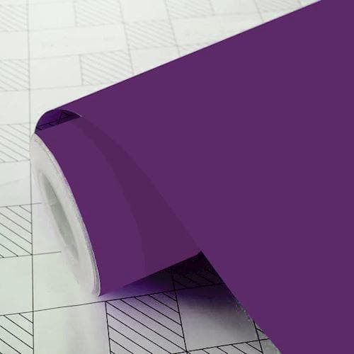 Mat ensfarvet folie - 040 violet - Signcom