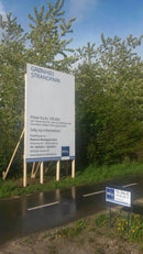 Byggepladsskilt i eget mål og print - Byggepladsskilt i eget mål og print - CT