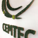 OEKOBOARD - Udskåret logo i mos