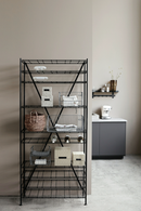 Opbevaring m. låg, Rhomb, Beige