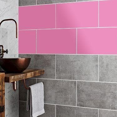 badeværelsesfliser - blød pink 045 - signcom