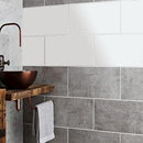 badeværelsesfliser - hvid 010 - signcom