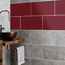 badeværelsesfliser - lilla rød 026 - signcom