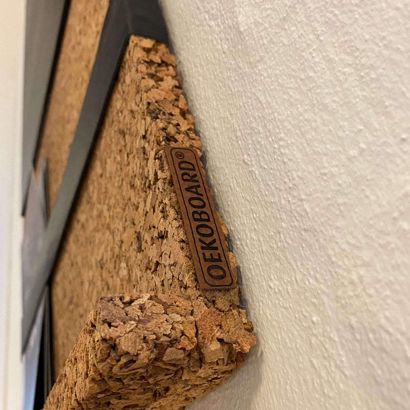 OEKOBOARD - Sandslebet opslagstavle med magnet- og tavlefolie
