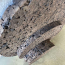 4 korkcirkler i 2,5 cm. brændt kork