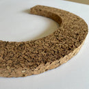 Bogstav / Tal i 2 cm. tyk kork (1 styk)