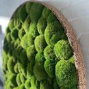 Super flot mospude cirkel med korkkant i Ø 100 cm.