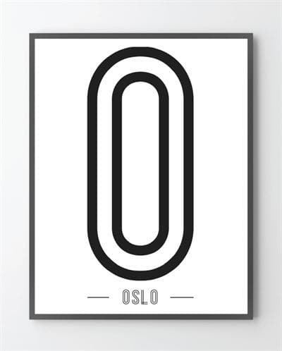 Plakat Odense er lavet i Limited Edition a 100 stk. -  På dette foto er plakaten endnu ikke blevet præget.