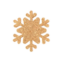 Snefnug i udskåret kork - flot og naturlig julepynt.