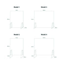Akryl- Plexiglas-afskærmning bordmodel på fødder - Akryl- Plexiglas-afskærmning bordmodel på fødder - Liseborg.dk