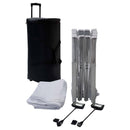 Pop-up Messevæg komplet inkl. 2 lamper