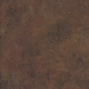 Rustfarvet tekstur med nuancer af brun og orange, måler 122 cm.