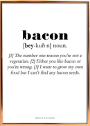 Bacon 30x40 - Bacon 30x40 - Men's Lounge