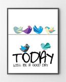 Plakater med Good Day er lavet i Limited Edition a 100 stk. -  På dette foto er plakaten endnu ikke blevet præget.