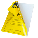 Alarm klistermærker (dobbeltsidet)