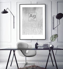 Elements Sølv 50x70