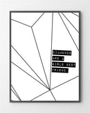 De fede plakater med "Diamonds" er lavet i Limited Edition a 100 stk. -  På dette foto er plakaten ikke blevet præget.