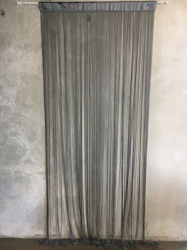 Flueforhæng Niagara 90x200 cm - koksgrå/ antracit