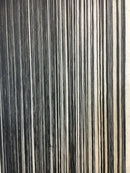 Flueforhæng Waterfall 100x250 cm - sort