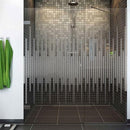 Sandblæst design til bruseniche T4  - 120 cm. - Signcom