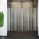 Sandblæst design til bruseniche T7  - 120 cm. - Signcom