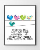 Lost and alone er en plakat i Limited Edition a 100 stk. -  På dette foto er plakaten endnu ikke blevet præget.