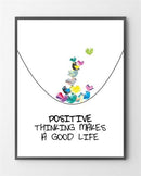 En plakat med Positive Life er lavet i Limited Edition a 300 stk. -  På dette foto er plakaten endnu ikke blevet præget.