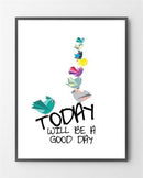 En plakat med Today er lavet i Limited Edition a 300 stk. -  På dette foto er plakaten endnu ikke blevet præget.