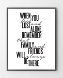 Plakater med Family er lavet i Limited Edition a 100 stk. -  På dette foto er plakaten endnu ikke blevet præget.