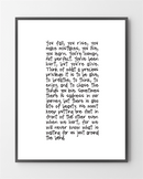 Plakater med Positive life er lavet i Limited Edition a 100 stk. -  På dette foto er plakaten endnu ikke blevet præget.