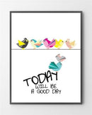 Alle plakater i farver er lavet i Limited Edition a 100 stk. -  På dette foto er plakaten ikke præget.