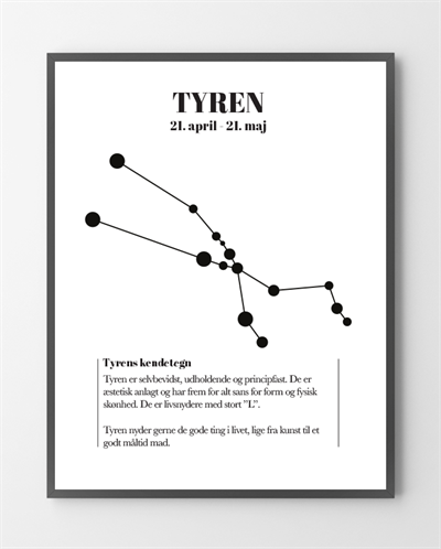 Plakater med Tyren er lavet i Limited Edition a 100 stk. -  På dette foto er plakaten endnu ikke blevet præget.