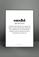 Sushi 30x40