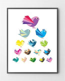 Synstavle plakat til børn i et design med Limited Edition a 100 stk. -  På dette foto er plakaten ikke præget.