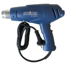 Steinel WrapGun HL 1620 S varmepistol i blå plast med strømafbryder og sort ledning.