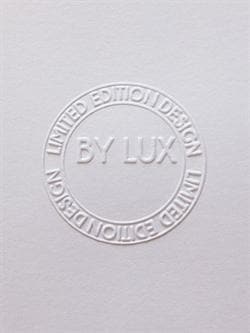 BY LUX plakat butik har lavet "Love You" i Limited Edition a 100 stk. -  På dette foto er plakaten ikke præget.